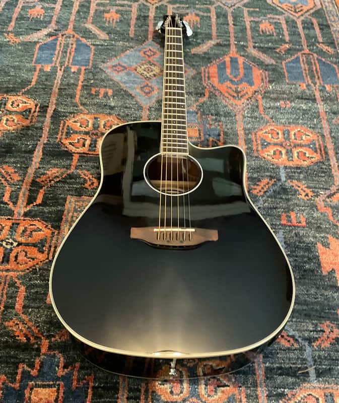 Ovation Applause E-Acoustic Guitar Wood Classics AED96-5HG Black Gloss Electro image 1