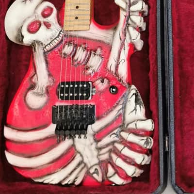 J. Frog Skull & Bones George Lynch Prototype #1 from 1985 Blood Bones image 2