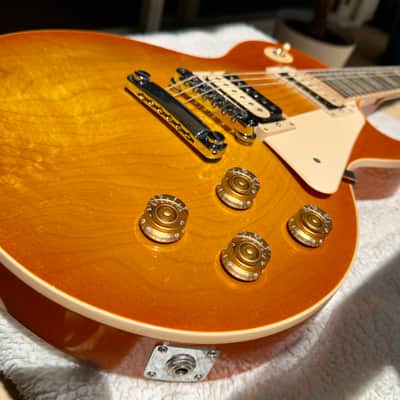 Gibson Les Paul Traditional Plain Top Zebra 2016 Lemon Burst image 10