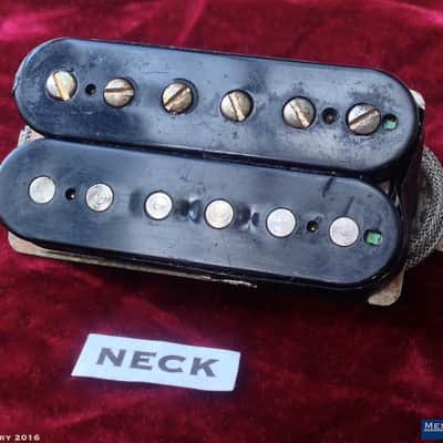 Early - Mid 1960s Gibson Patent Number Sticker Humbucker Pickups Matched Pair Non Pre T-Top 1965 image 9