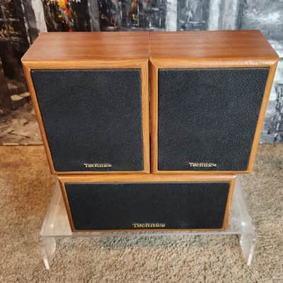 Technics Technics SB-S926  3 wired bookshelf speakers 90s  - Walnut wood veneer image 2