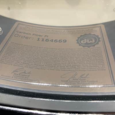 DW - 3.14x14" Collector’s Series "Pi" (Carbon Fiber) Piccolo Snare image 16