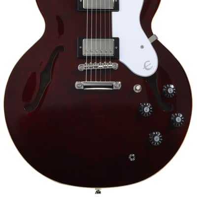 Epiphone Noel Gallagher Riviera Electric Guitar - Dark Red Wine image 2
