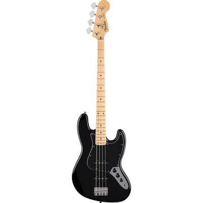 Fender Standard Jazz Electric Bass - Maple Fingerboard, Black image 2