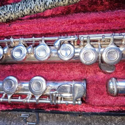 Yamaha YFL-225S Silver-Plated Flute, Japan, Very Good Condition image 4