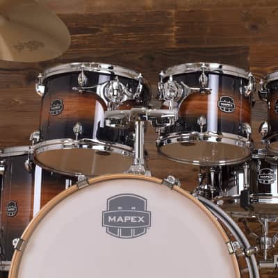 MAPEX ARMORY LIMITED EDITION 6 PIECE DRUM KIT, CARIBBEAN BURST, UK DRUM SHOW KIT image 11