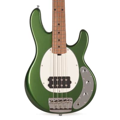 Sterling by Music Man StingRay Short Scale Bass Charging Green image 2