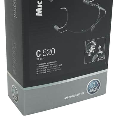 AKG C520 Head-Worn Hands-Free Vocal Condenser Microphone Cardioid Headset Mic image 7