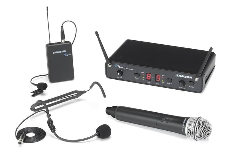 Samson Concert 288 Dual Channel Wireless All-In-One System, H Band 470 - 518 MHz image 1