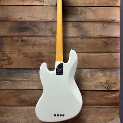 Fender American Pro II J-Bass RW Olympic White w/case image 14