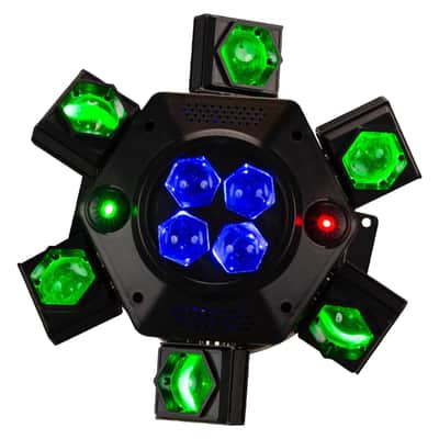 Eliminator CenterDroid RGBW & Laser Motorized Lighting Effect Fixture image 2
