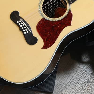 2006 Gibson Songwriter Deluxe 12-String Acoustic Guitar Natural + OHSC image 6