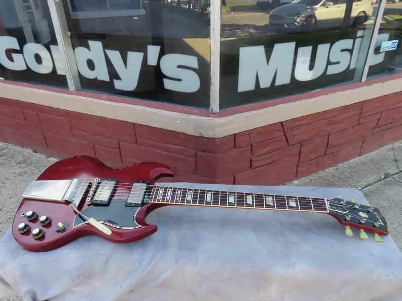 GIBSON LES PAUL SG 1963 CHERRY ORIGINAL MAESTRO CLEAN! image 1
