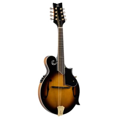 Ortega RMFE90TS F-Style Series Solid Spruce Top Maple Neck 8-String Acoustic-Electric Mandolin w/Deluxe Gig Bag image 2