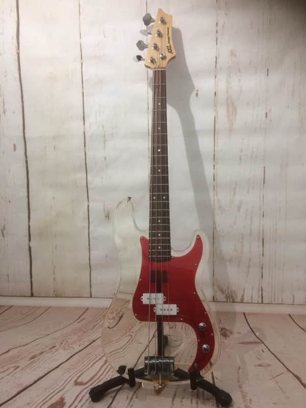 Axl Acrylic Player Deluxe 4 String Bass Fully Serviced & Set Up image 1