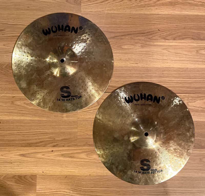 Wuhan 14" S Series Hi Hat Cymbals (pair) - Great Hats! image 1