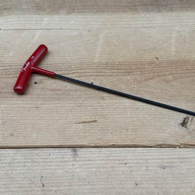 Genuine Fender T-Handle 1/8" Truss Rod Wrench - Red image 3