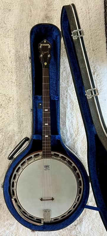 Antique 1920's Ludwig Dixie 4 string Banjo with hardshell case Chicago USA Made image 1