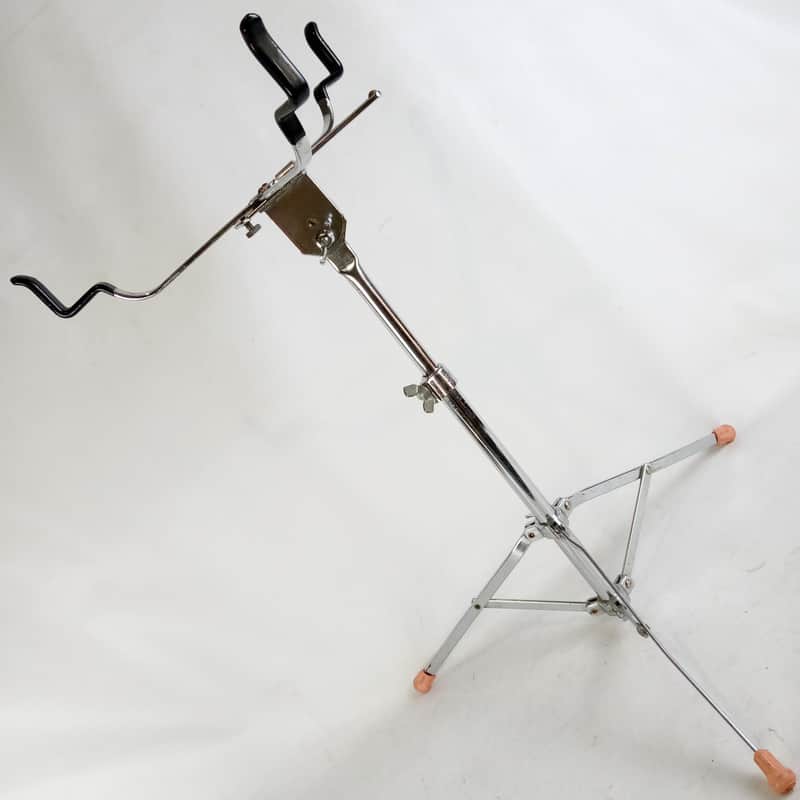 Gretsch Single-Braced Snare Drum Stand W&A Tripod Vintage 60s Chrome USA Walberg image 1