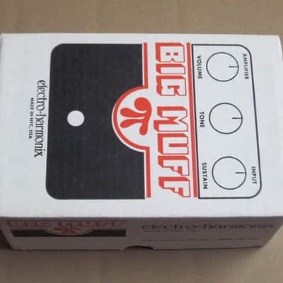very lightly handled - mostly very clean Electro Harmonix EMPTY CARDBOARD BOX and printout copy of Owner's Instructions ONLY for USA Big Muff Reissue (NO Pedal, NO original paperwork) image 5