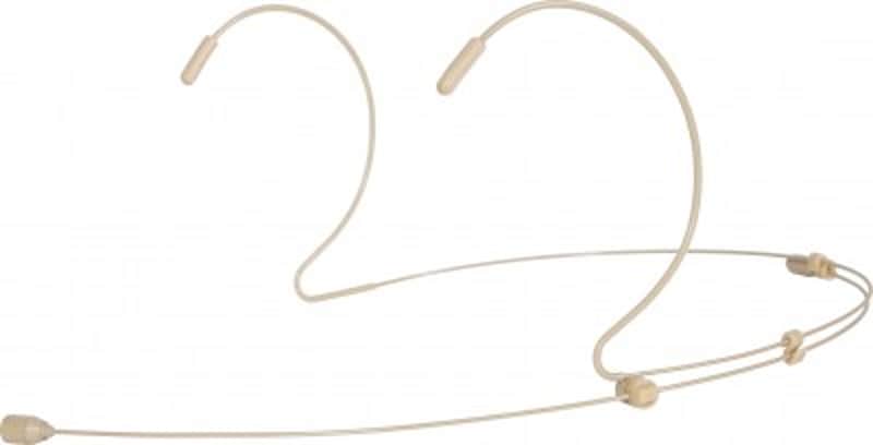 Galaxy Audio HSM4-OBG Dual Ear Headset Microphone, Beige - Audio Technica image 1