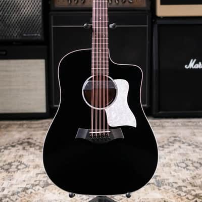 Immagine Taylor 250ce Plus BLK Bajo Quinto Acoustic/Electric Guitar - Black with Aerocase - 3