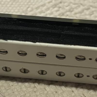 DiMarzio Dreamcatcher 7 String Bridge Humbucker White W/Chrome Poles DP 724 image 4