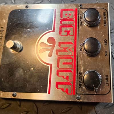 Electro-Harmonix Big Muff Pi Fuzz V3 1976 on/off EH3003 Board BC239 Transistors Vintage image 3