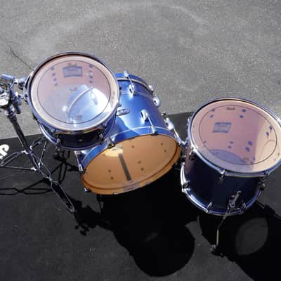 Pearl Masters Maple Complete MCT Series Chrome Contrail Lqr. 3pc Maple Shell Pack | (12, 14, 20") image 8