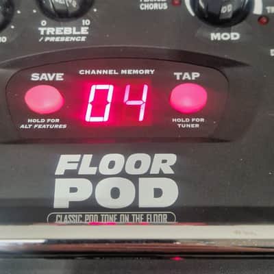 Line 6 Floor POD - Guitar Multi-Effects Processor - Black - Excellent w/ Power Supply image 10