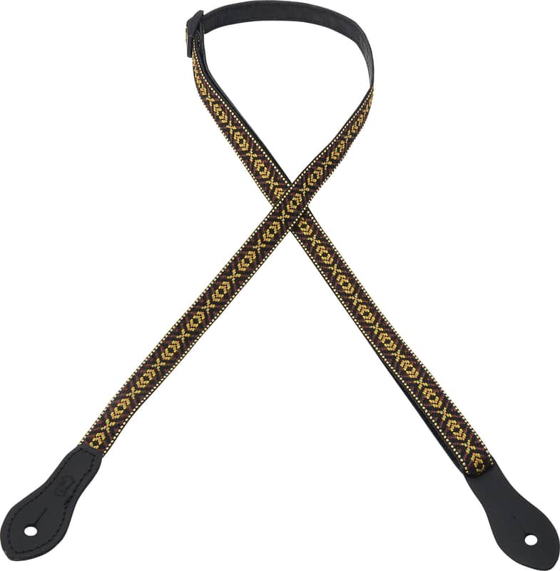 Levy's MJ19UKE-002 Henderson Series 0.5" Woven Ukulele Strap - Design 2 image 1