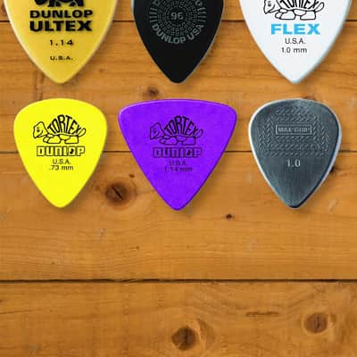 Dunlop Bass Pick Variety Pack - Mixed Gauges - 6-Pack image 1