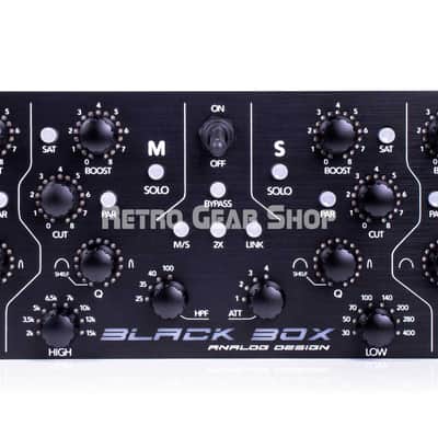 Black Box Analog Design HG-Q Tube-driven EQ and Saturator + Plugin HGQ Open-Box Mint image 2