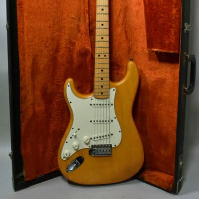 1973 Fender Stratocaster Natural Ash Finish Lefty Left Handed w/OHSC image 1