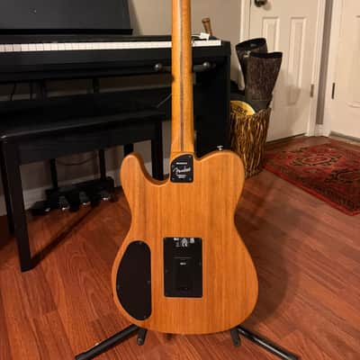 Fender Acoustasonic Player Telecaster 2021 - Present Brushed Black image 5