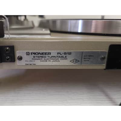 Pioneer PL-512 Manual Turntable image 8