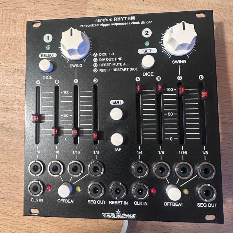 Mint Vermona RandomRHYTHM drum sequencer Eurorack image 1