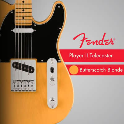 Fender Player II Telecaster Electric Guitar - Butterscotch Blonde with Maple Fingerboard image 6