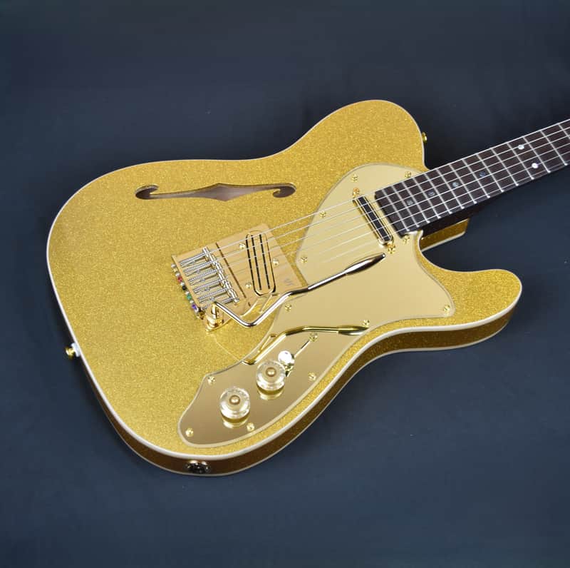 Custom Pre-order! Thinline Telecaster w/ Vega-Trem Tremolo HH Gold DiMarzio Tone Zone Kluson Icon image 1