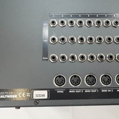 Doepfer Schaltwerk Sequencer 2000s - Silver- Blue LEDs image 9