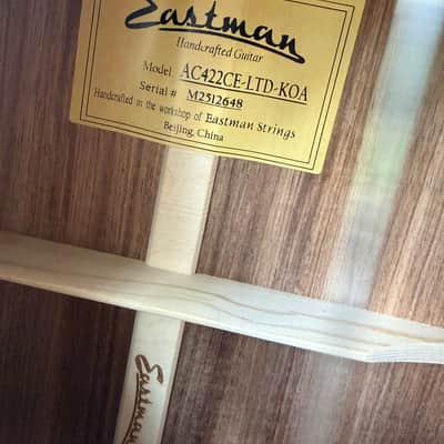 2025 Eastman AC422CE KOA Limited Edition Acoustic Electric image 6