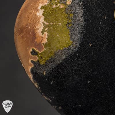 Fender Custom Shop Limited Edition Hotshot Stratocaster Heavy Relic - Black Sparkle over Aged Chartreuse Sparkle/Fender Custom Shop Event Instrument image 16