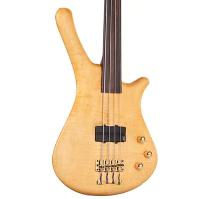 1996 Warwick Masterman Fretless Bass Natural