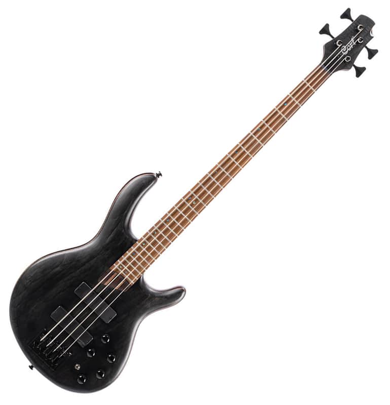 Cort Artisan B4 Element Open Pore Trans Black 4 String Bass Bartolini MK-1 image 1