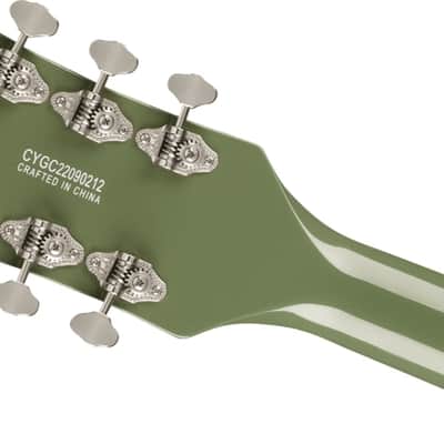 Gretsch G5420T Electromatic Classic Hollow Body Single-Cut Guitar with Bigsby, Laurel Fingerboard, Two-Tone Anniversary Green image 7