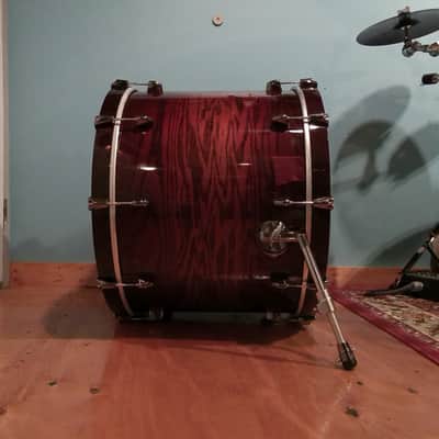 24X18 Bass Drum Yamaha Live Custom Oak Hot Rod multi head choice/muffling options image 10