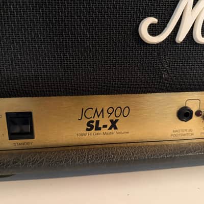 Marshall JCM 900 Model 2100 SL-X 100-Watt Hi Gain Master Volume Head 1990s - Black image 2