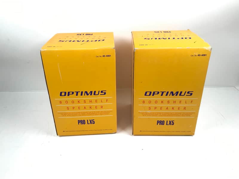 Optimus PRO LX5 Bookshelf Speakers image 1