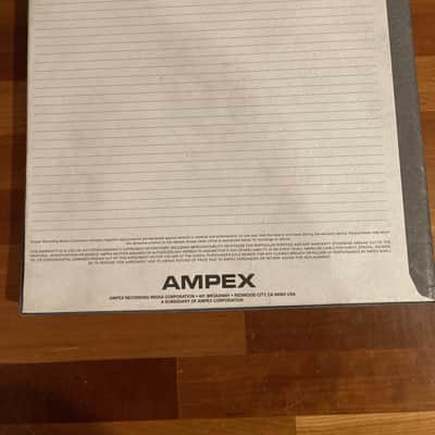 Single Reel of Ampex 499 Grand Master Gold 1/2" X 2500'- New & Unused in original box and unbroken wrapper from original owner- Stored in Climate-Controlled Professional Studio - (9) available image 5