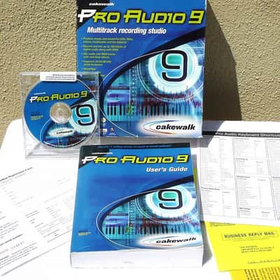 CAKEWALK PRO AUDIO 9 Multi Track Recording Studio Software Package image 1